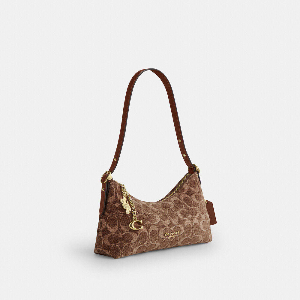 Coach Outlet Emeilia Shoulder Bag In Signature Chenille - Picture 2 of 3